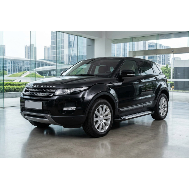 Бокові пороги Allmond Grey (2 шт., алюміній) для Range Rover Evoque 2012-2018 рр