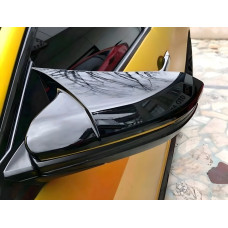 Накладки на дзеркала бмв-Style (2 шт) для Honda Civic Sedan X 2016-2021 рр