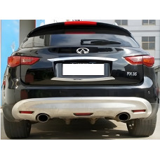 Задня накладка Libao (пластик) для Infiniti QX70 2013-2019 рр