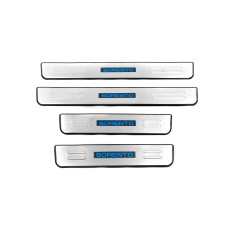 Накладки на пороги Libao (4 шт нерж) для Kia Sorento II XM 2009-2014 рр