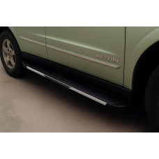 Бокові пороги SA-013 для SsangYong Action 2005-2018 рр