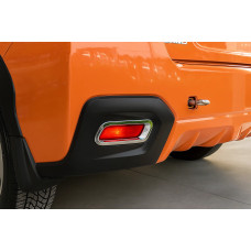 Накладки на задні габарити Libao (2 шт пласт) для Subaru XV 2011-2017 рр