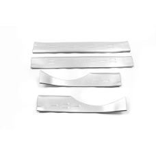 Накладки на пороги Libao (4 шт нерж) для GreatWall Haval H6 2011- рр