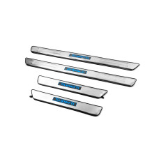 Накладки на пороги Libao (4 шт нерж) для Skoda Superb 2009-2015 рр