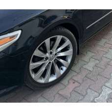 Накладки на арки 2008-2012 (4 шт чорні ABS-пластик) для Volkswagen Passat СС рр