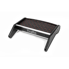 Полиця на панель (2010-2014 Чорна з червоною ниткою) для Renault Trafic рр