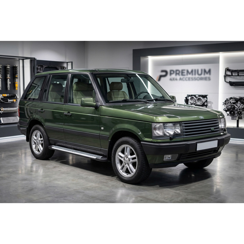 Бокові пороги Line (2 шт., Алюміній) для Range Rover II P38A 1997-2002 рр