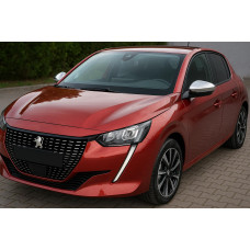 Накладки на дзеркала (2 шт нерж.) для Peugeot 208 2019- рр