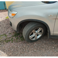 Накладки на арки 2012-2016 (4 шт чорні ABS-пластик) для Mitsubishi ASX рр