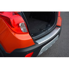 Накладка на задній бампер OmsaLine (2012-2016 нерж) для Opel Mokka рр