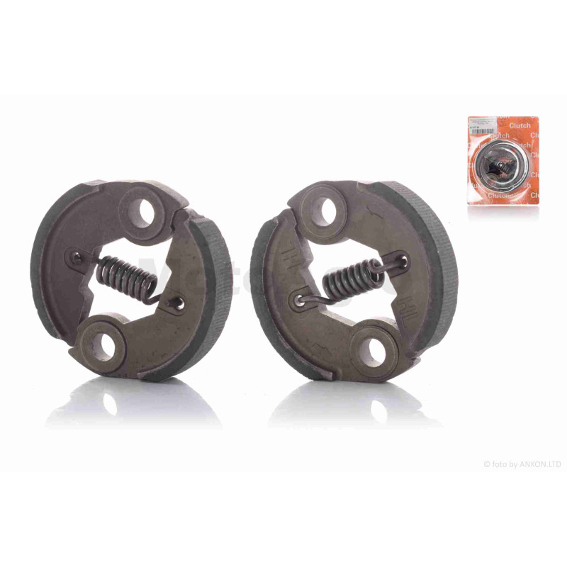 Колодки зчеплення коси  D40.5, коротка пружина, метал блістер