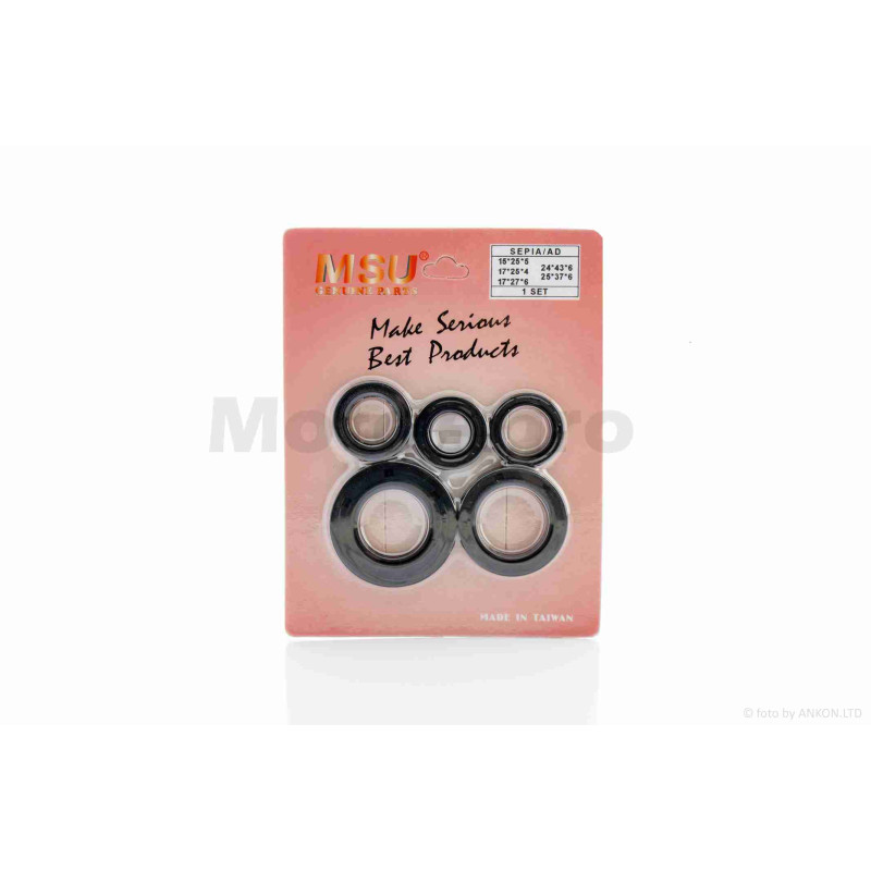 Сальники к-кт  AD50, SEPIA  5шт  "MSU"  ТАЙВАНЬ