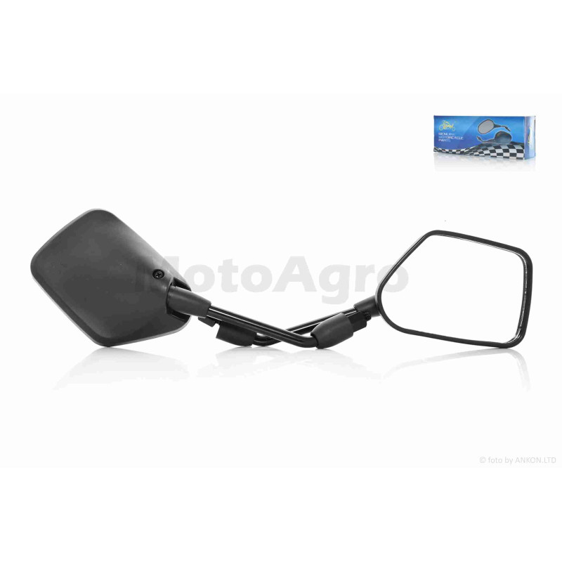 Дзеркала  M8  R+R  трапеція, чорні, з болтом фіксації  "LIPAI"