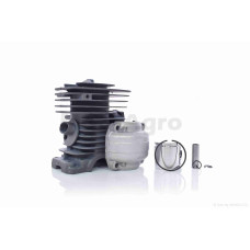 Поршневая циліндр в зборі пилки Husqvarna 137 38mm чорна +піддон