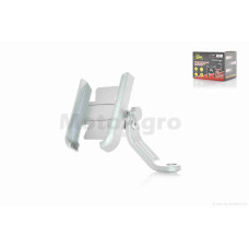 Тримач для телефону кріплення під дзеркало алюмінієвий M3 (сірий)