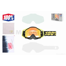 Очки кроссовые "100%" (class A HQ-Y009-S48)