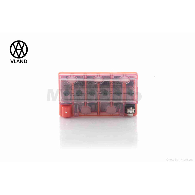 Акумулятор  GEL  12V 9A  137-76-134mm, високий  YB9-BS (12N9-BS)  "VLAND"  (на мото СРСР 2026)
