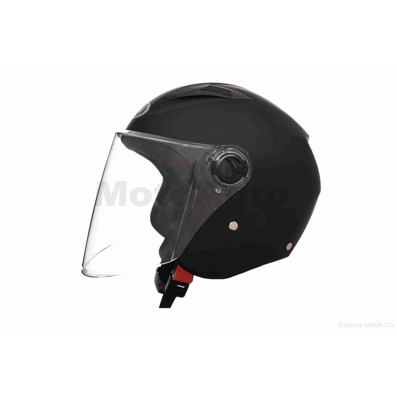 Шолом відкритий  "DAVID"  (#D017, чорний матовий, XL, ABS)