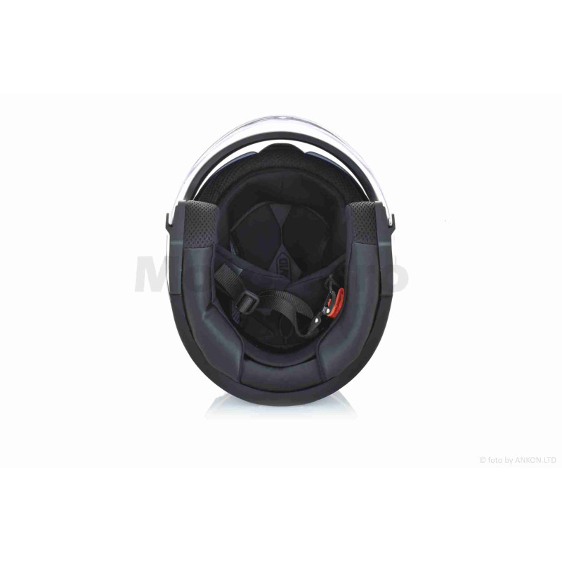 Шолом відкритий  "DAVID"  (#D019, чорний матовий, L, окуляри, ABS)