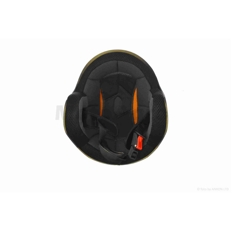 Шолом відкритий  "DAVID"  (#D017, білий глянсовий Willys Star, M, ABS)