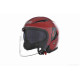 Шолом відкритий  "DAVID"  (#D019, червоний глянсовий, XL, окуляри, ABS)