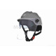 Шолом відкритий (мото 50cc/вело/самокат)  "DAVID"  (#S309, сірий глянсовий, M-XL, окуляри)