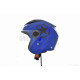 Шолом відкритий  "DAVID"  (#D017, синій Willys Star, L, АБС-пластик)