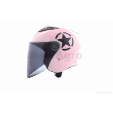 Шолом відкритий "DAVID" ( D017 рожевий Willys Star L ABS)