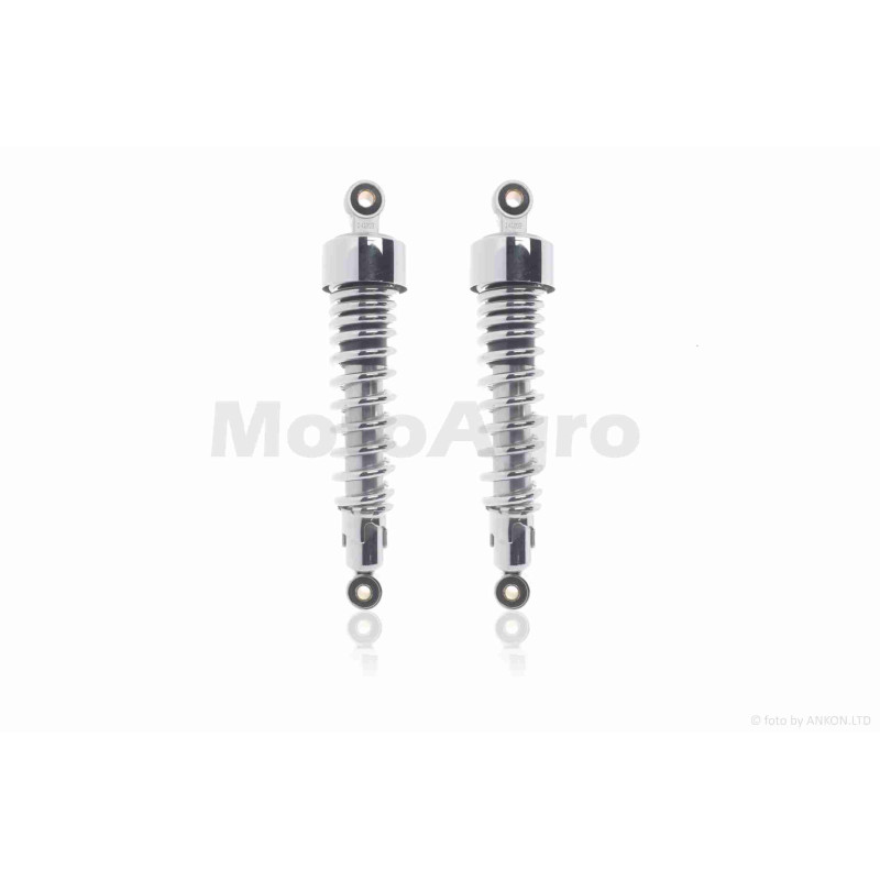 Амортизаторы задние  CRUISER  310mm, d10/10, регулируемые, короткий стакан, хром