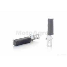 Підніжки пасажира на мотоцикл CB-CG з кріпленням алюміній прогумовані