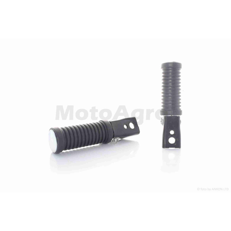 Підніжки пасажира  CB/CG  із кріпленням, метал, прогумовані