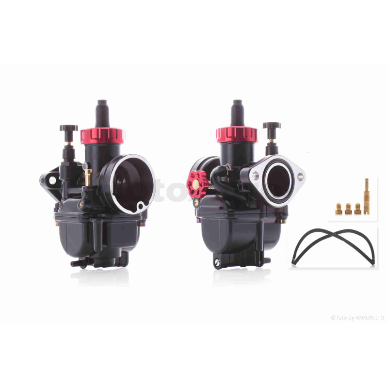 Карбюратор  PE17FL  ручне підкачування  "LIPAI"  (чорний, CNC, +жиклери 0.35/0.92/0.95/0.98)