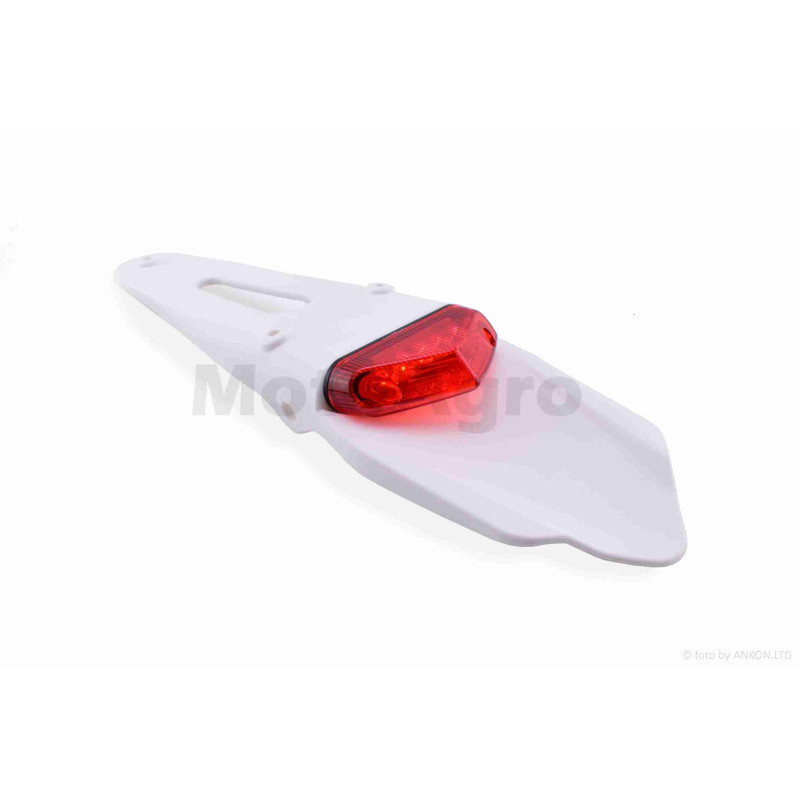 Крило заднє мото  +стоп сигнал  "LIPAI"  (біле)