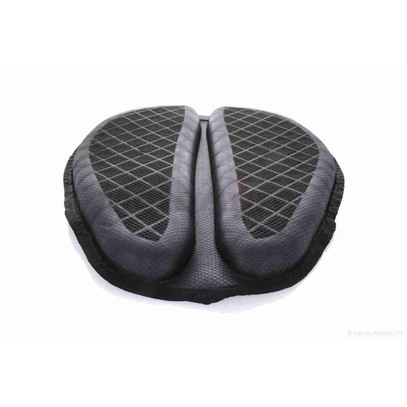 Подушка сидіння  мото  42*35см  "LIPAI"  (#1929, чорна, силікон, дихаюча)