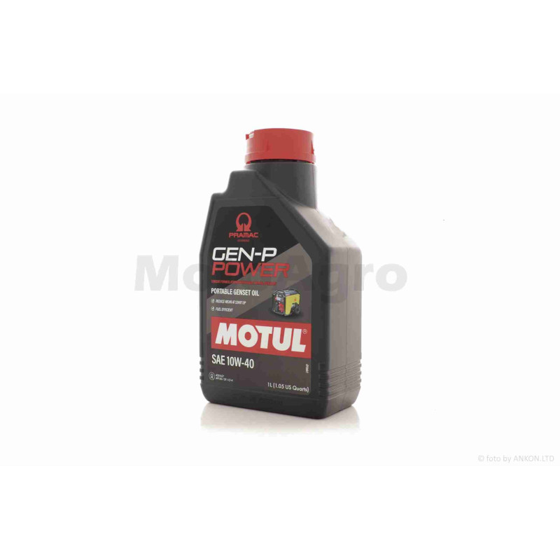 Олія моторна  4T, 1л, 10W40, напівсинтетика  (GEN-P POWER)  "MOTUL"  ФРАНЦІЯ