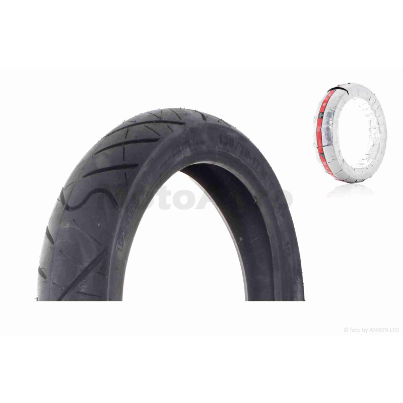 Покришка мото  17"  130/70-17  #TOP  GEAR  TL  дорожня  6PR  "SERVIS"  ПАКИСТАН