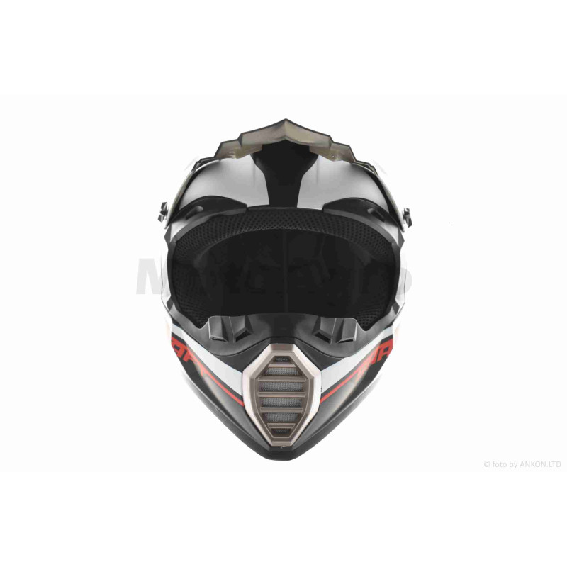 Шолом кросовий  "IBK"  (#126, YQ-46, XL, матовий)