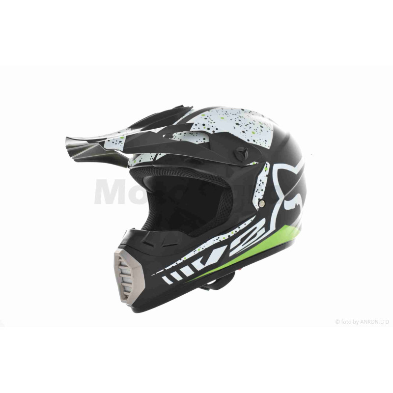 Шолом кросовий  "IBK"  (#126, YQ-48, L, матовий)