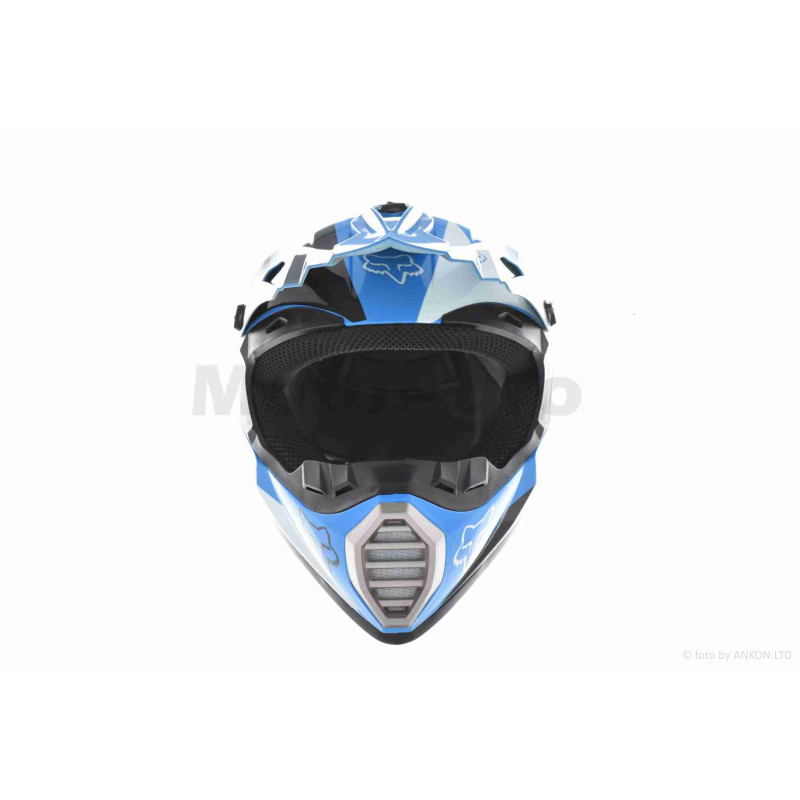 Шолом кросовий  "IBK"  (#126, YQ-50, XL, глянсовий)