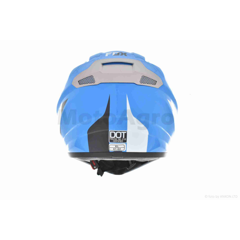 Шолом кросовий  "IBK"  (#126, YQ-50, XL, глянсовий)