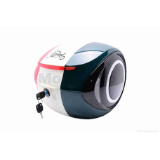 Кофр 32L 35*35*26cm крапля "LIPAI" ( 1737 червоно-біло-зелений глянсовий)