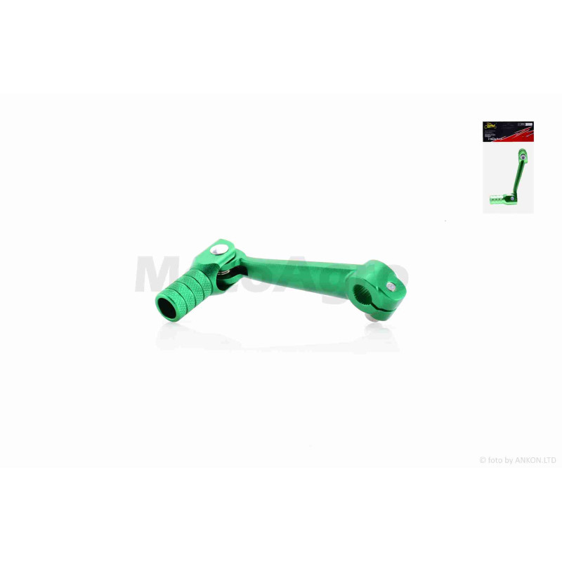 Педаль перемикання передач  універсальна  CNC, складана  "LIPAI"  (зелена)