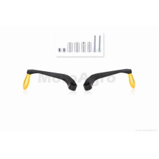 Захист рук на кермо (пара) мото CNC "LIPAI" ( JZ-A001 чорно-золотистий)