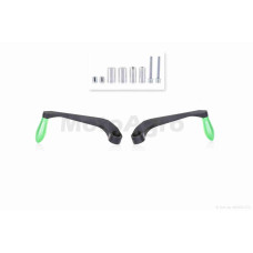 Захист рук на кермо (пара) мото CNC "LIPAI" ( JZ-A001 чорно-зелений)