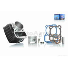 Поршневая циліндр в зборі CG200 (163FML) D63.5 p15 h76 PRO "LIPAI" (чорний)