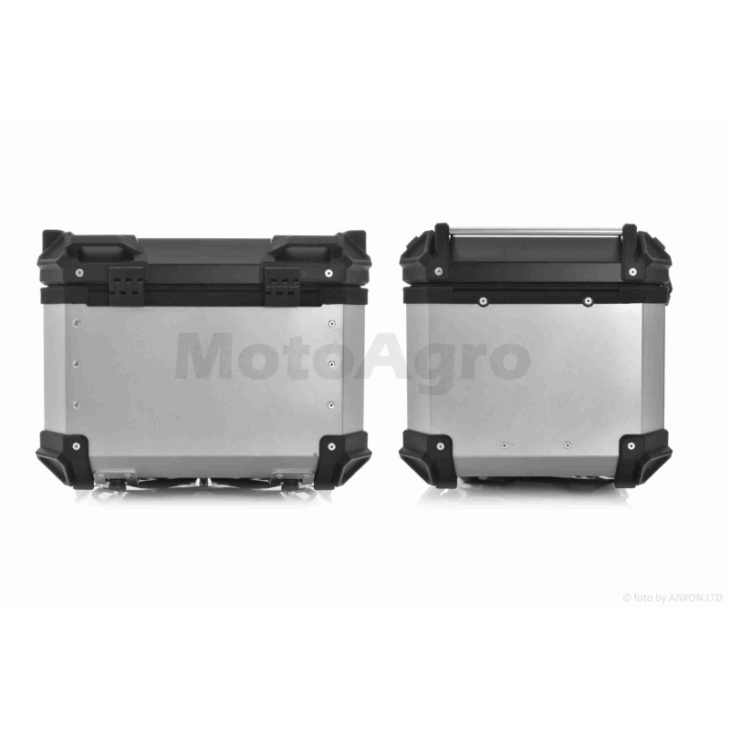 Кофр  410*330*310mm, 42L  алюмінієвий, сріблястий