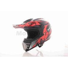 Шолом кросовий "IBK" ( 126 червоний XL) RACING