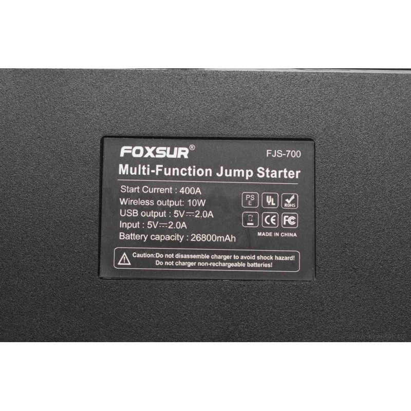 Пусковий пристрій  (бустер)  12V  "FOXSUR"  #FJS-700