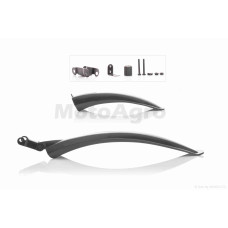 Крила бризковики на велосипед пластмас чорні