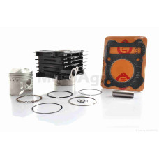 Поршневая циліндр в зборі GS125 GN125 D57 p14 h69 "S" (чорна)